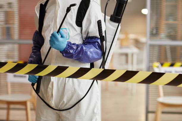 Professional Biohazard Cleanup technician working in Gladstone, MO